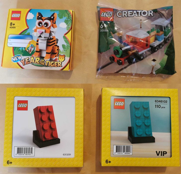 LEGO Promocionais, polybags e porta-chaves