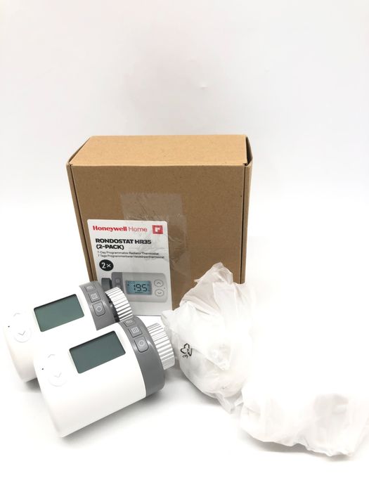 Zestaw 2 inteligentnych głowic termostatycznych Honeywell Home HR35