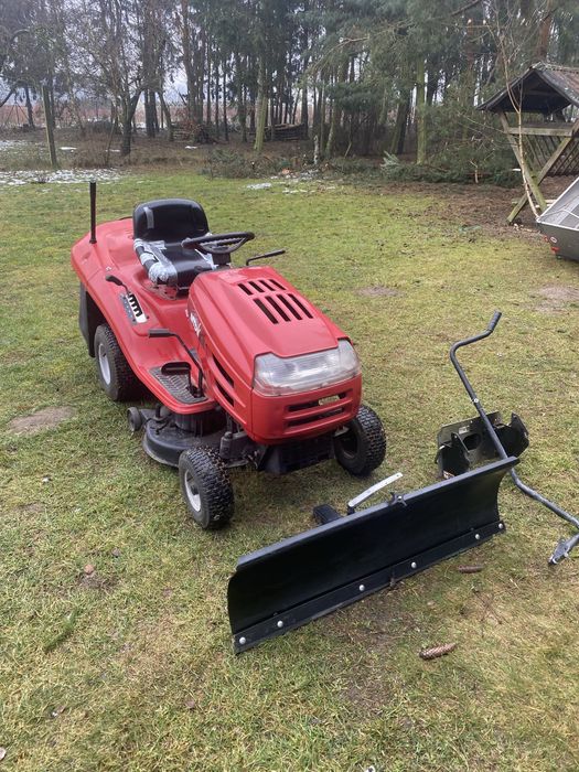 Kosiarka traktorek mtd 13/92A z pługiem i koszem