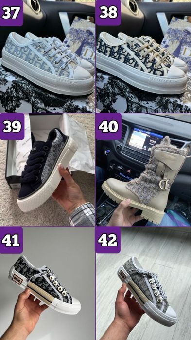 ВСІ МОДЕЛІ ‼️ Кросівки DIOR B23,30,33,35,Walk’n /36-46,Унісекс,ПРЕМІУМ