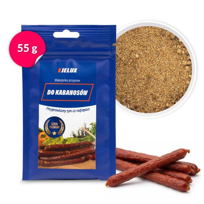 Mieszanka przypraw do kabanosów 55 g BEZ GLUTAMINIANU I KONSERWANTÓW