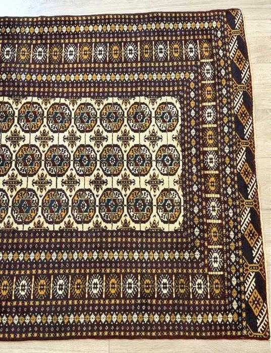 Tapete Oriental BUCHARA original, tecido à mão no Paquistão, Lã sobre Algodão, com 191cm x 123cm