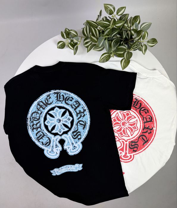 Футболка Chrome Hearts  чорна і біла