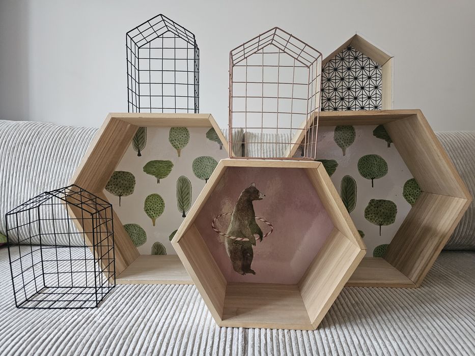 Półki kubiki 7 szt.