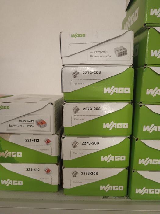 Kostki wago na kabel i linkę
