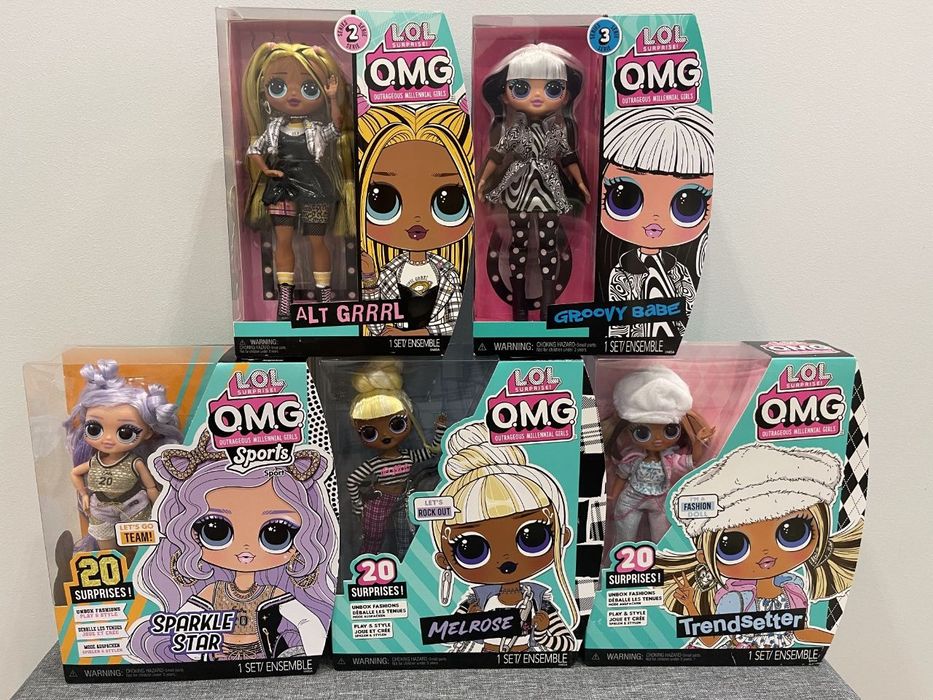 Лялька ЛОЛ ОМГ  Melrose Groovy Babe Sports SPARKLE Trendsett