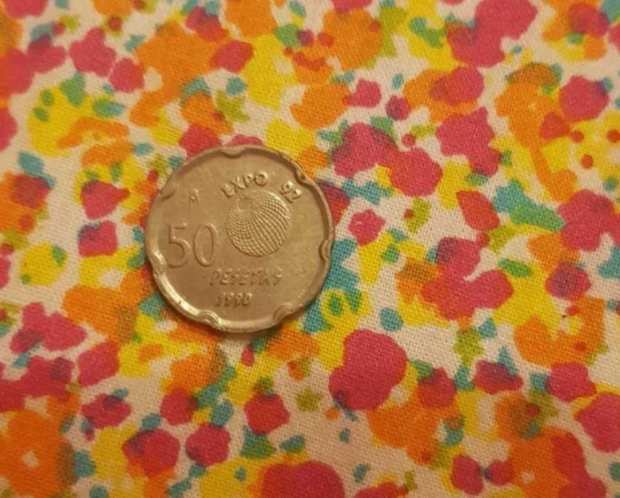 Moeda 50 Pesetas  Espanha 1990
