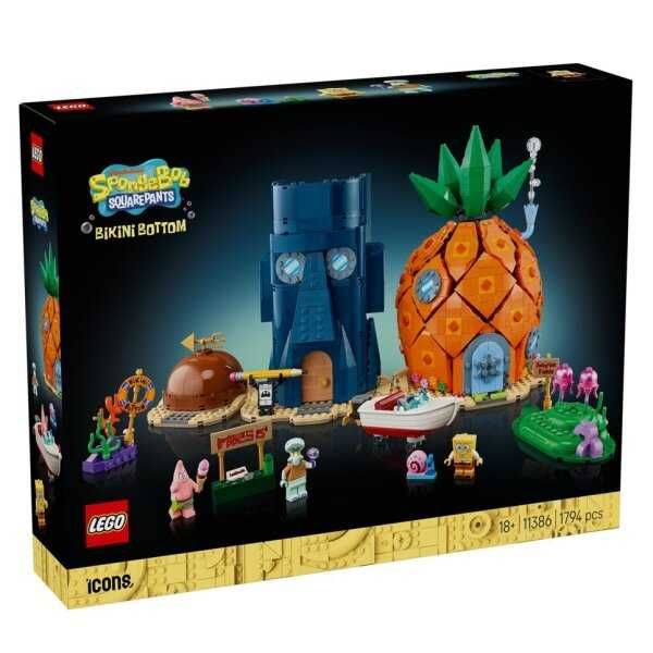 Конструктор LEGO ICONS 11386 Губка Боб Квадратні Штани: Бікіні-Боттом