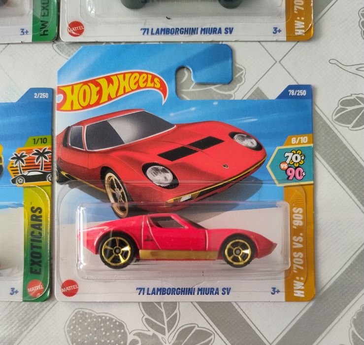4×Hot Wheels Lamborghini