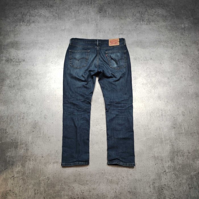 MĘSKIE PREMIUM Jeansy Denim Granatowe Levis 511 Klasyk Spodnie Logo