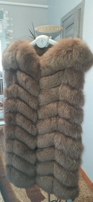 Хутряний жилет (песець)