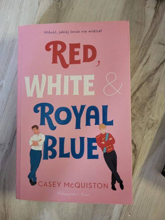 Książka red white & royal blue po polsku - stan jak nowe