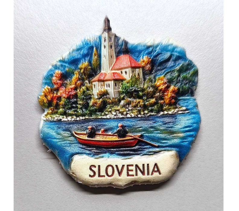 SŁOWENIA Magnes na lodówkę ceramiczny C52