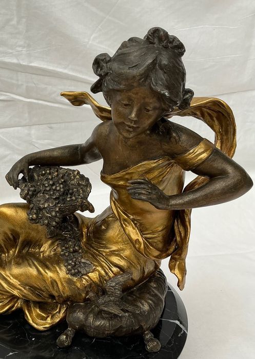 Escultura ”Vindima / Vendange”, escultor Auguste Moreau