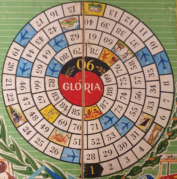 Jogo da Glória vintage - Anos 60 - Karto