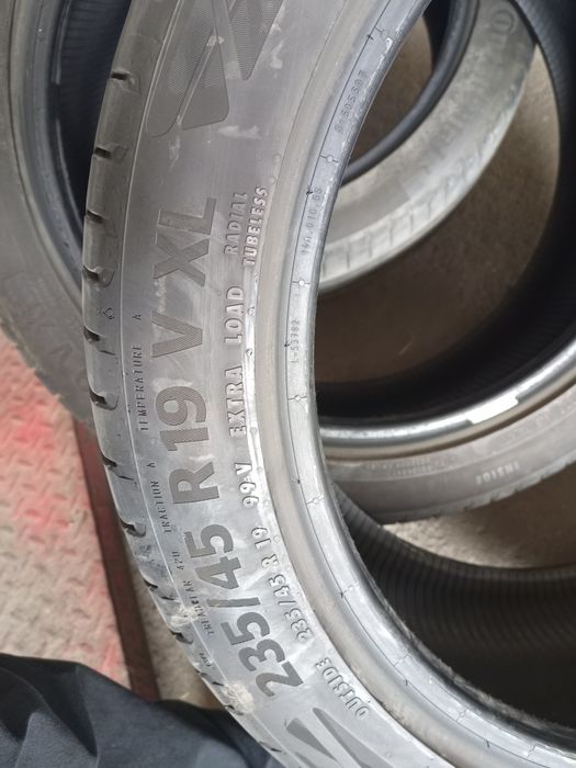 Opony 235/45 r19 nowe demo Continental