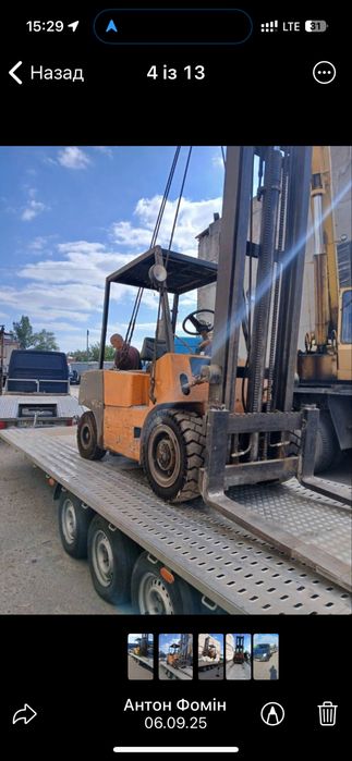 Оренда вилкового навантажувача кари від 1,5 до 3,5 т Послуги 24/7