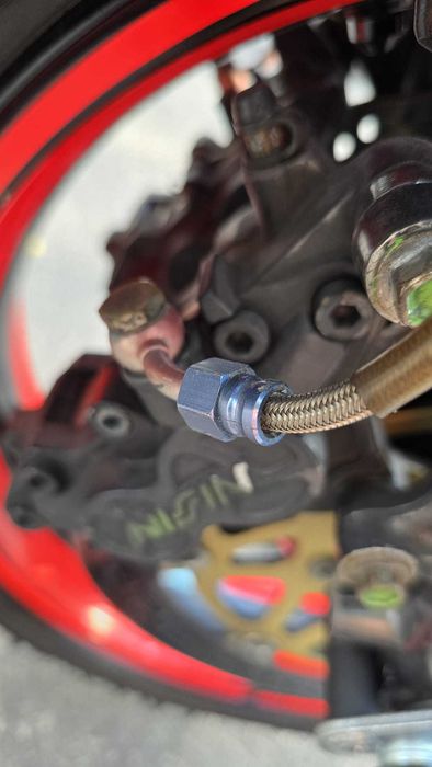 Kawasaki zx6r NINJA 600 Tor Torówka Stalowy Oplot