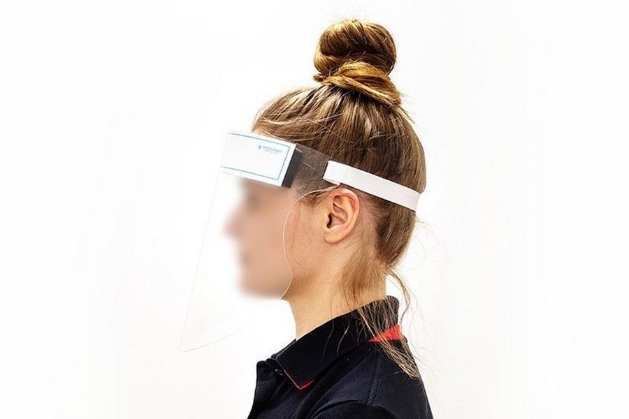 Maska Maseczka Przyłbica Ochronna Osłona na Twarz Komfortowa Przyłbice