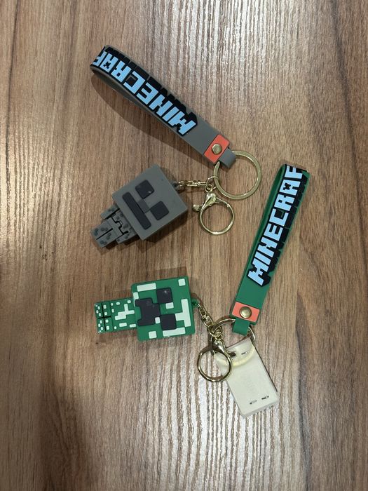 Брелок Minecraft кріпер скелет