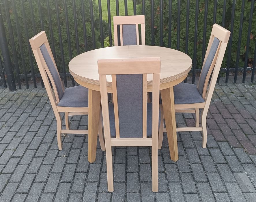 Stół okrągły rozkładany premium