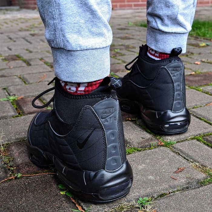 Мужские зимние кроссовки Nike Air Max 95 Sneakerboot "Black" 40-45