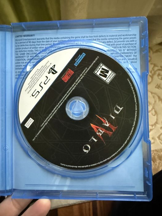 Duablo 4 Диск PS5 .