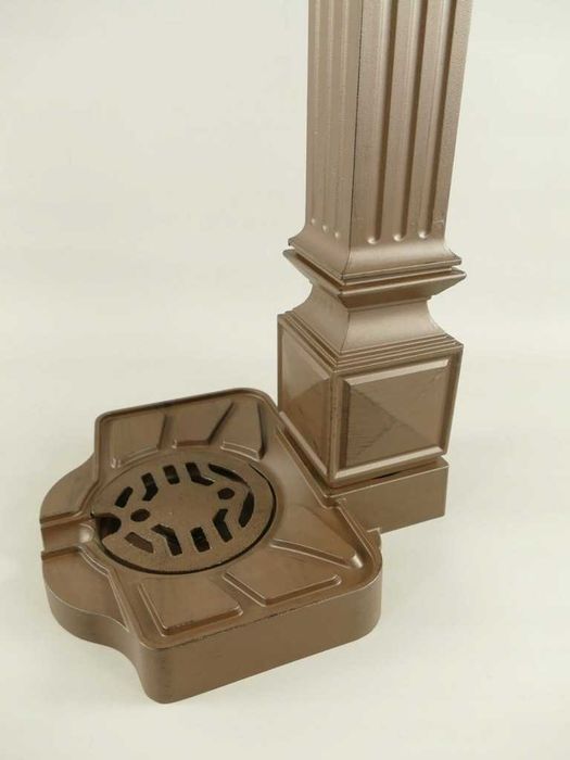 HYDRANT ALUMINIOWY słupek ogrodowy retro mosiężny kran