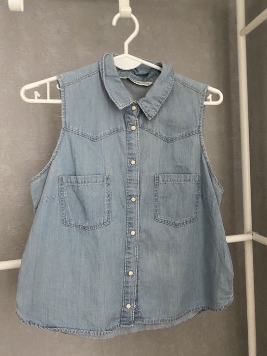 Niebieska bluzka Bershka