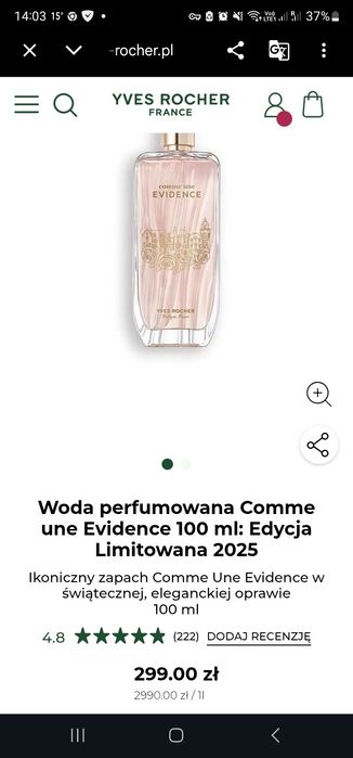 Parfum Yves Rocher limitowany 2025 nowy