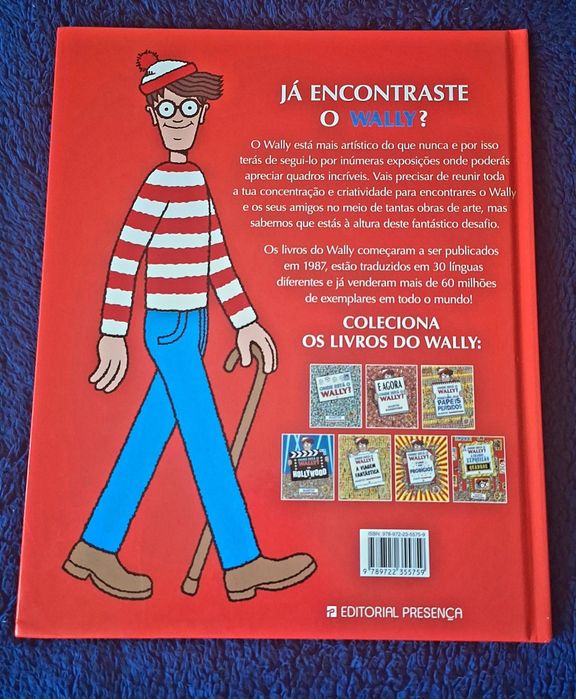 Livro Onde está o Wally A Grande Exposição de Quadros Novo sem Marcas