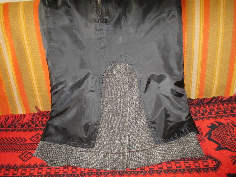 Brązowy dwuczęściowy , jesienno-wiosenny kostium- garsonka w rozm. 4XL.