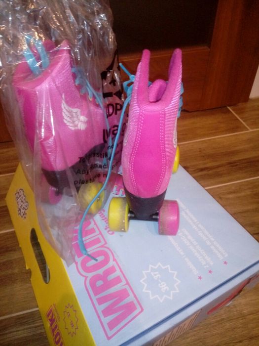 Rolki damskie rózowe