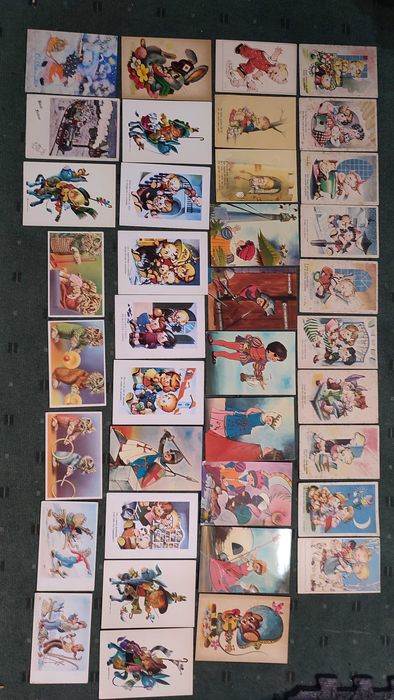 38 Postais Infantis antigos