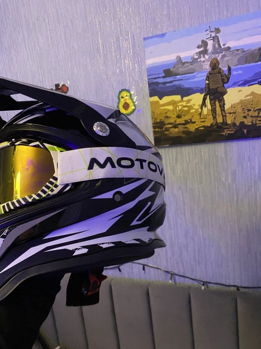 Мото шлем кросовий