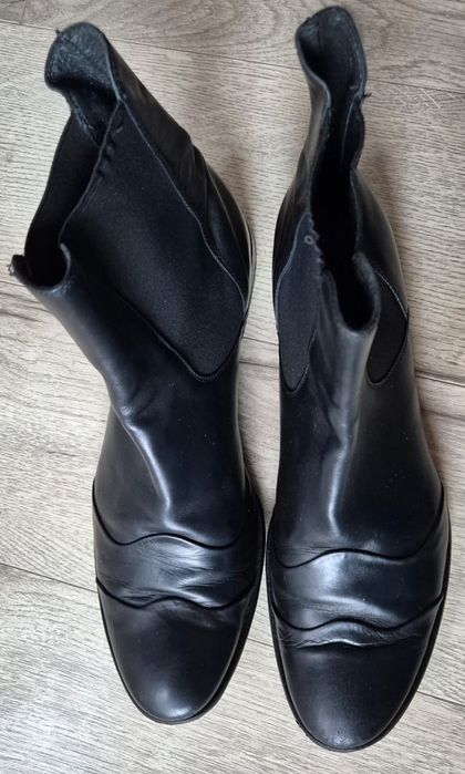 Sztyblety botki kozaczki Gino Rossi r. 39 ze skóry glamour