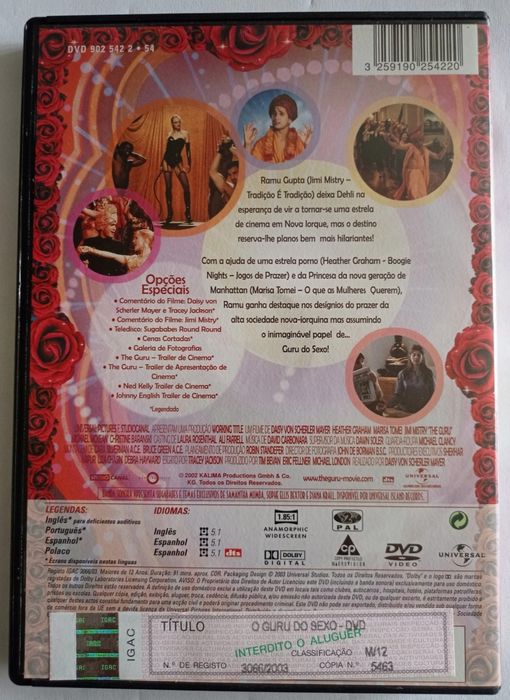 DVD o guru do sexo