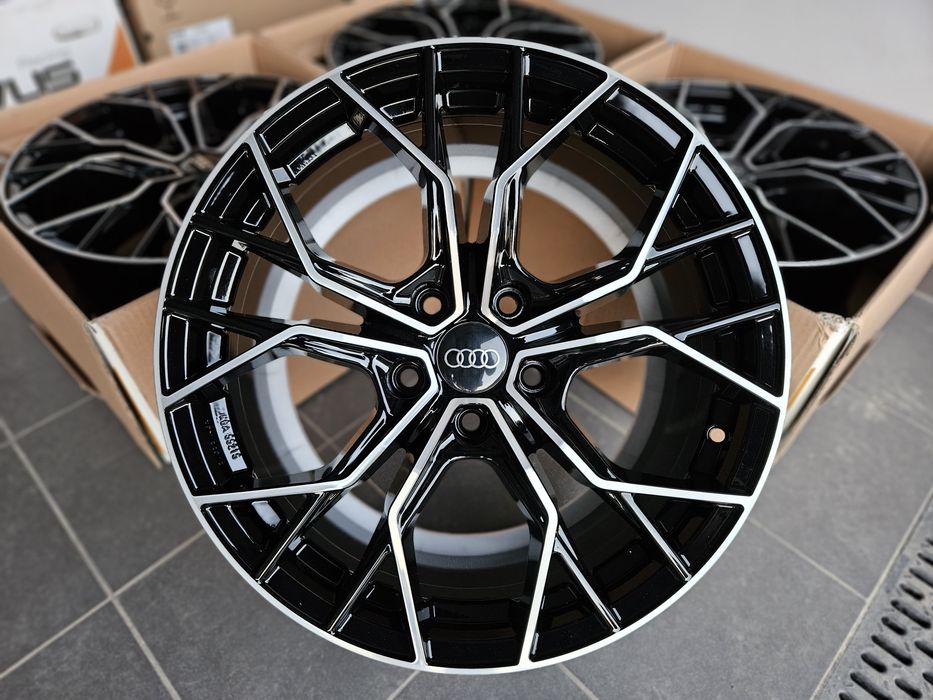 Audi 19 " Nowe 5x112 A3 / S3 8V 8Y 8P / Q2 / Q3 Felgi Czarne Poler TÜV