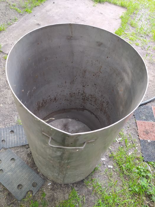 Ванна  алюминевая 500/25/150 нержавейка бочка.