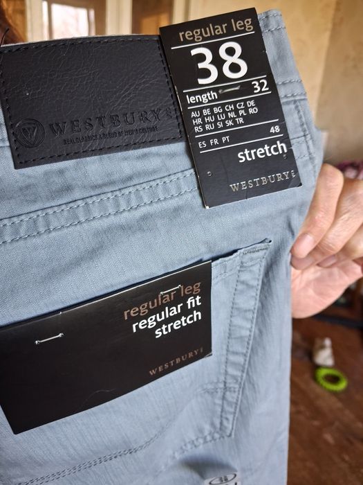 Нові чоловічі штани Westbury Regular Fit Stretch (р. 38 та 40)