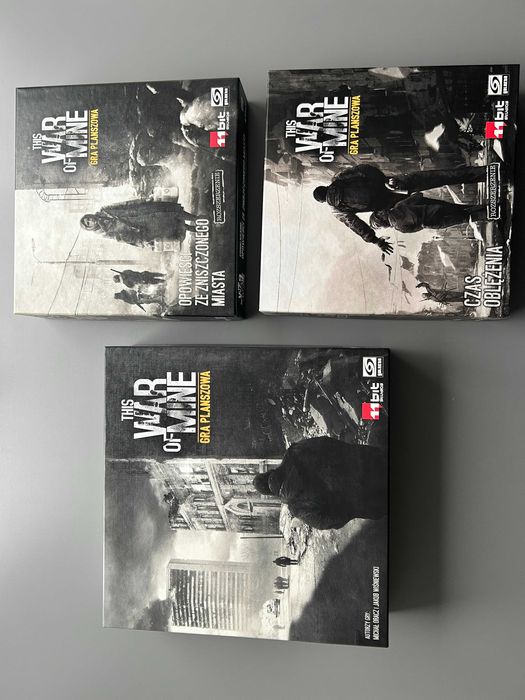 Gra planszowa this war of mine + 2 dodatki + gratis