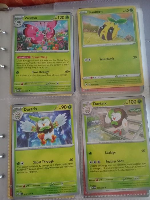 Cartas Pokémon para troca