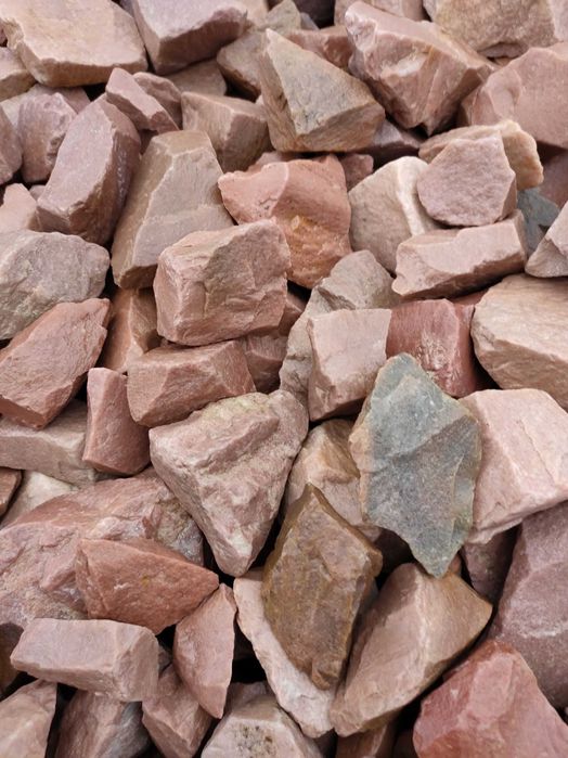 Kamień gabionowy, ozdobny Brzoskwiniowy,  frakcja 60-120 mm