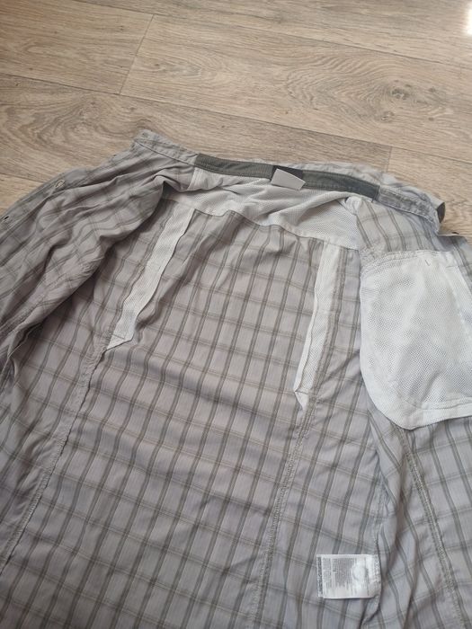 Легкая серая рубашка jack wolfskin 50p