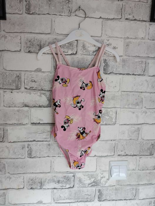 Miki Minnie Mouse strój kostium kąpielowy jednoczęściowy 116/122 różow