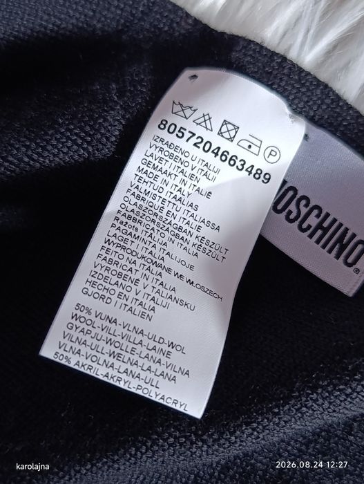 Moschino szalik damski. Nowy