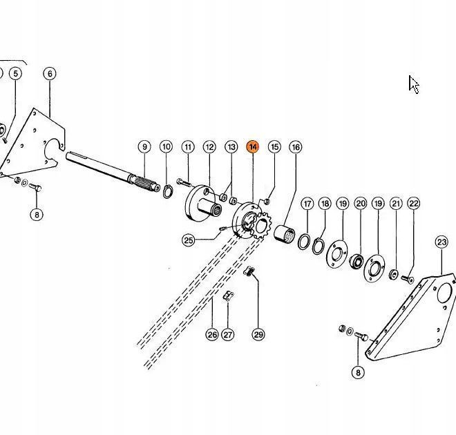 Koło 15 Zębów Claas LEXION
