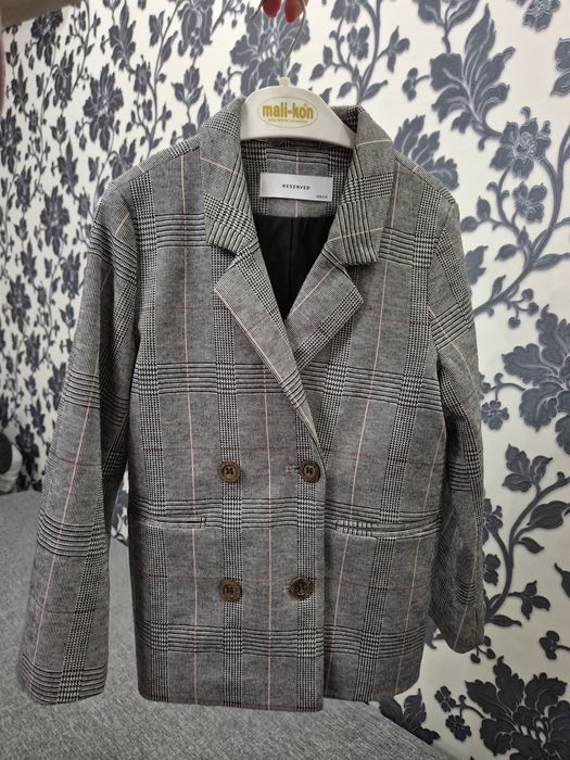 Піджак Reserved для дівчинки 122 см, сірий колір