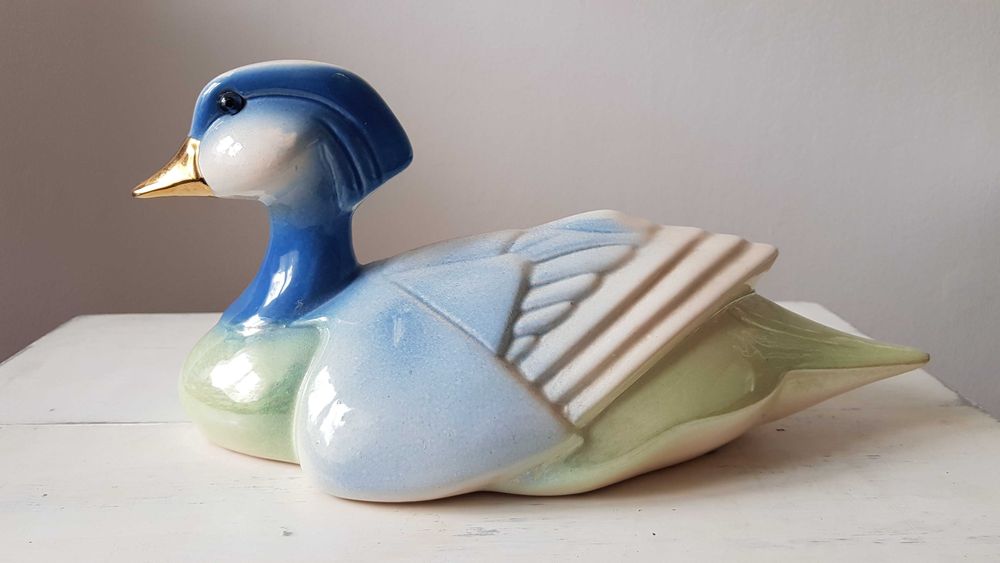 Stara ceramiczna kaczka