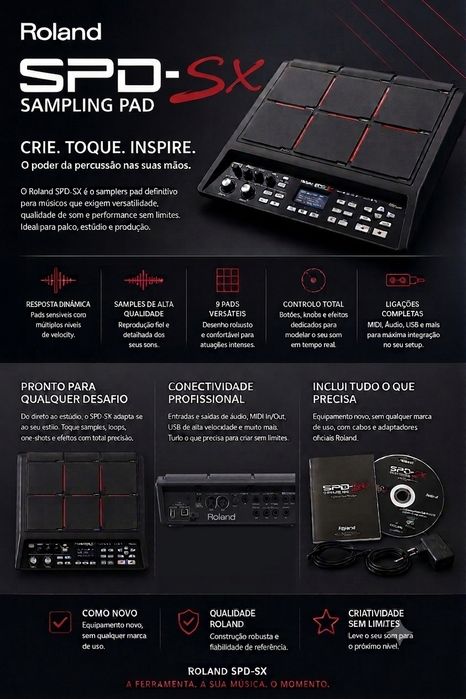 Spd-sx Roland  novo